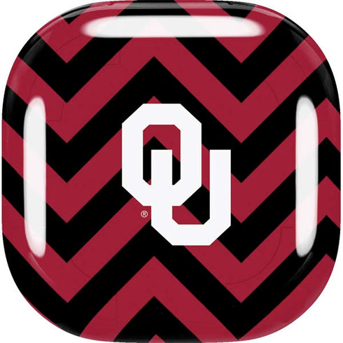 University of Oklahoma Sooners Chevron Galaxy Buds Live Skin