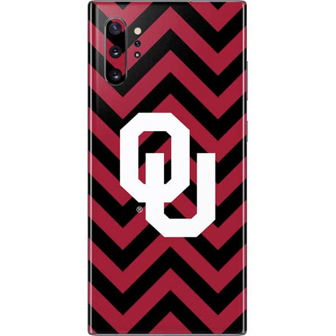 University of Oklahoma Sooners Chevron Galaxy Note 10 Plus Skin
