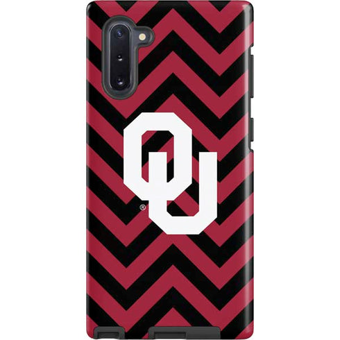 University of Oklahoma Sooners Chevron Galaxy Cases