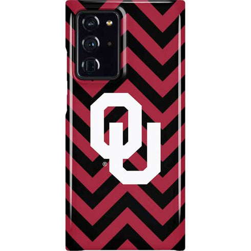University of Oklahoma Sooners Chevron Galaxy Cases