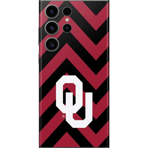 University of Oklahoma Sooners Chevron Galaxy Skins