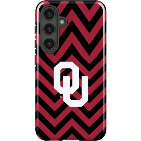 University of Oklahoma Sooners Chevron Galaxy S25 Impact Case