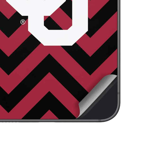 University of Oklahoma Sooners Chevron Galaxy S25 Plus Skin