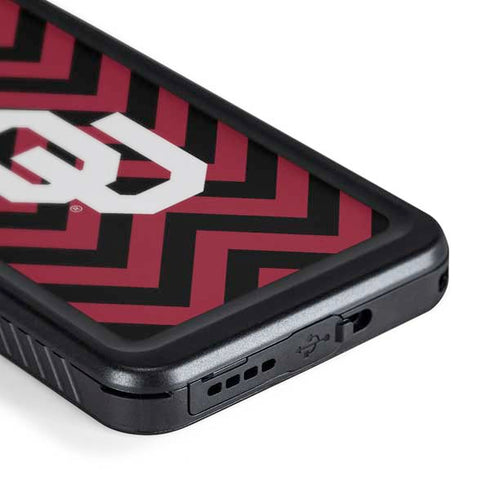 University of Oklahoma Sooners Chevron Galaxy S24 Waterproof Case
