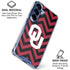 University of Oklahoma Sooners Chevron Galaxy S25 Plus Clear Case