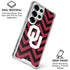 University of Oklahoma Sooners Chevron Galaxy S25 Ultra Clear Case