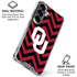 University of Oklahoma Sooners Chevron Galaxy S26 Plus Clear Case