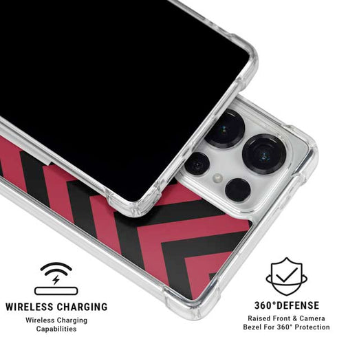 University of Oklahoma Sooners Chevron Galaxy S26 Ultra Clear Case
