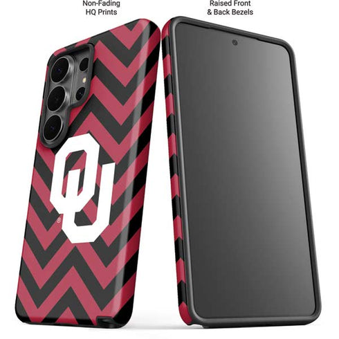 University of Oklahoma Sooners Chevron Galaxy S26 Ultra Impact Case