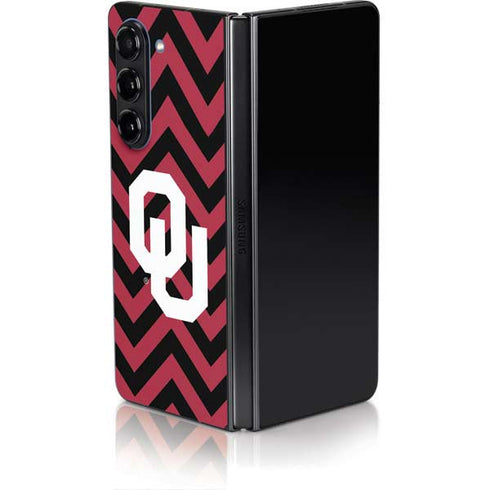 University of Oklahoma Sooners Chevron Galaxy Z Fold5 5G Skin