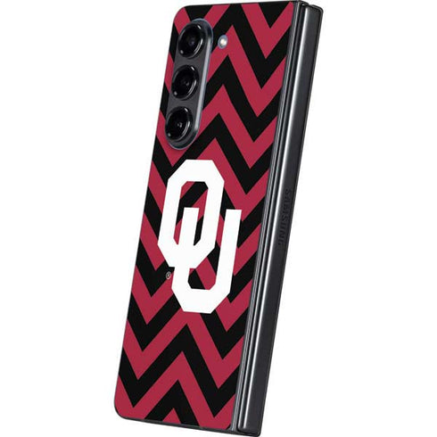 University of Oklahoma Sooners Chevron Galaxy Z Fold5 5G Skin