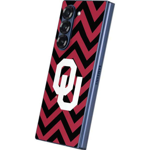 University of Oklahoma Sooners Chevron Galaxy Z Fold6 Skin
