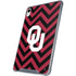 University of Oklahoma Sooners Chevron iPad 11th Gen (2025) Clear Case