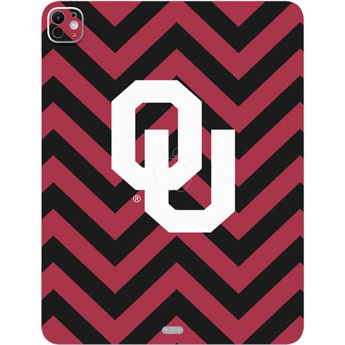 University of Oklahoma Sooners Chevron iPad Pro 13in M4 (2024) Skin