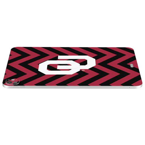 University of Oklahoma Sooners Chevron iPad Pro 13in M4 (2024) Skin