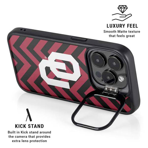 University of Oklahoma Sooners Chevron iPhone 13 Pro Kickstand Case