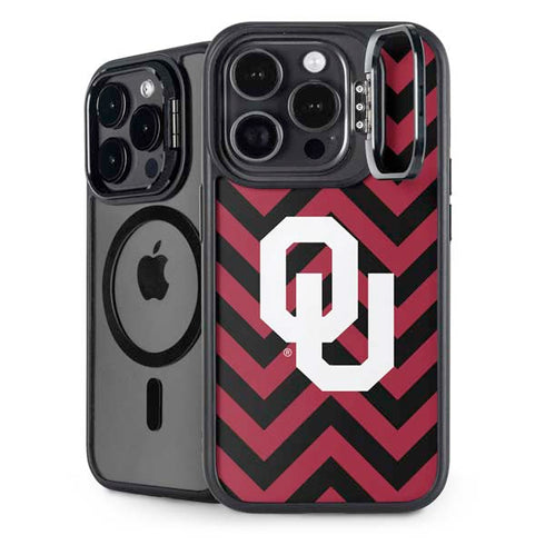 University of Oklahoma Sooners Chevron iPhone 14 Pro Max Kickstand Case