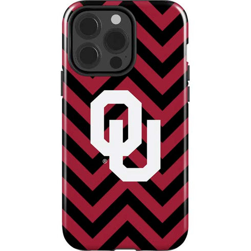 University of Oklahoma Sooners Chevron iPhone 15 Pro Impact Case