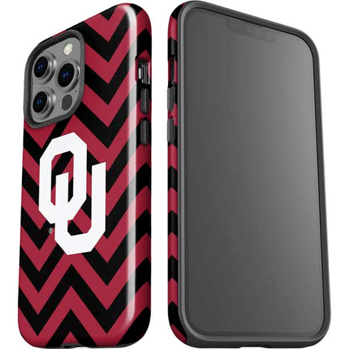 University of Oklahoma Sooners Chevron iPhone 15 Pro Impact Case