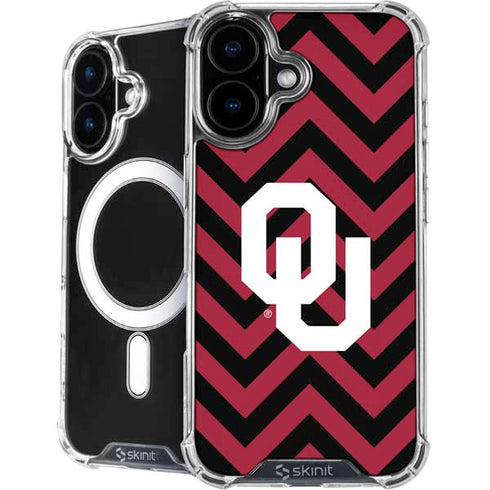 University of Oklahoma Sooners Chevron iPhone 16 MagSafe Case