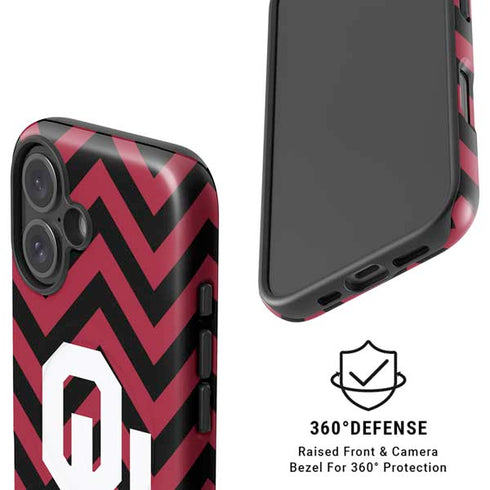 University of Oklahoma Sooners Chevron iPhone 16 Magsafe Impact Case