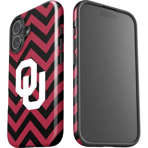 University of Oklahoma Sooners Chevron iPhone 16 Plus Impact Case