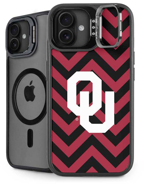 University of Oklahoma Sooners Chevron iPhone 16 Plus Kickstand Case