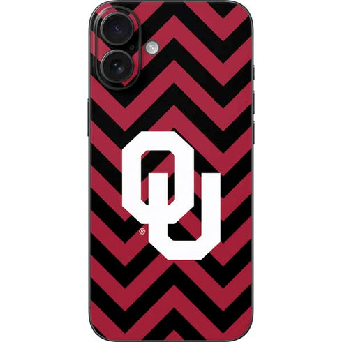 University of Oklahoma Sooners Chevron iPhone 16 Plus Skin