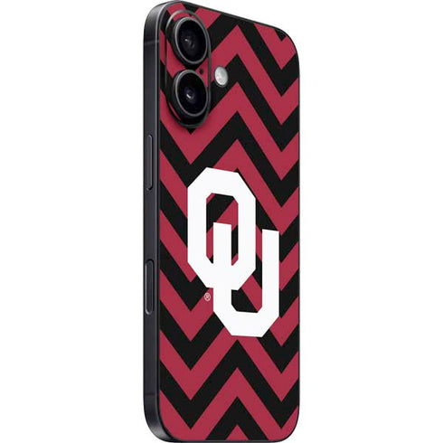 University of Oklahoma Sooners Chevron iPhone 16 Plus Skin