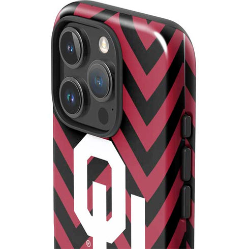University of Oklahoma Sooners Chevron iPhone 16 Pro Max Impact Case