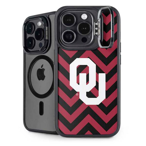 University of Oklahoma Sooners Chevron iPhone 16 Pro Max Kickstand Case