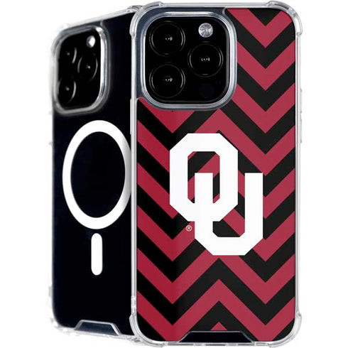 University of Oklahoma Sooners Chevron iPhone 16 Pro Max MagSafe Case