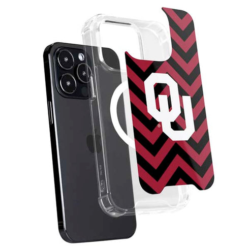 University of Oklahoma Sooners Chevron iPhone 16 Pro Max MagSafe Case