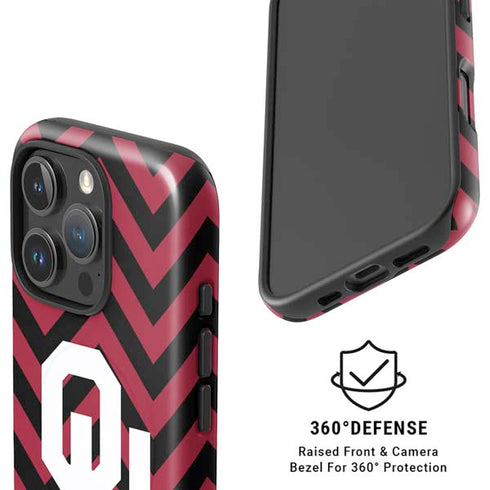 University of Oklahoma Sooners Chevron iPhone 16 Pro Max Magsafe Impact Case