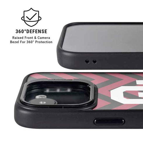 University of Oklahoma Sooners Chevron iPhone 16e Kickstand Case