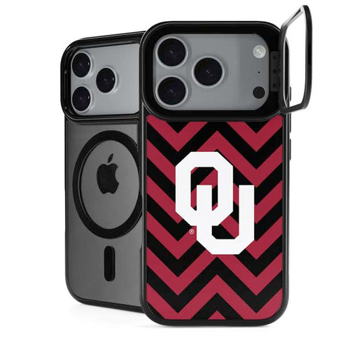 University of Oklahoma Sooners Chevron iPhone 18 Pro Kickstand Case