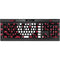 University of Oklahoma Sooners Chevron K95 RGB PLATINUM Mechanical Gaming Keyboard Skin