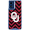 University of Oklahoma Sooners Chevron Moto G 5G (2024) Clear Case