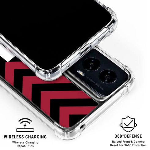 University of Oklahoma Sooners Chevron Moto G Power 5G (2024) Clear Case