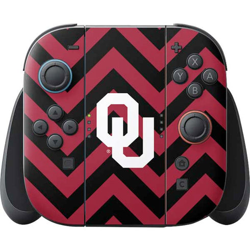 University of Oklahoma Sooners Chevron Nintendo Switch 2 (2025) Joy-Con Controller Skin
