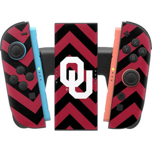 University of Oklahoma Sooners Chevron Nintendo Switch 2 (2025) Joy-Con Controller Skin