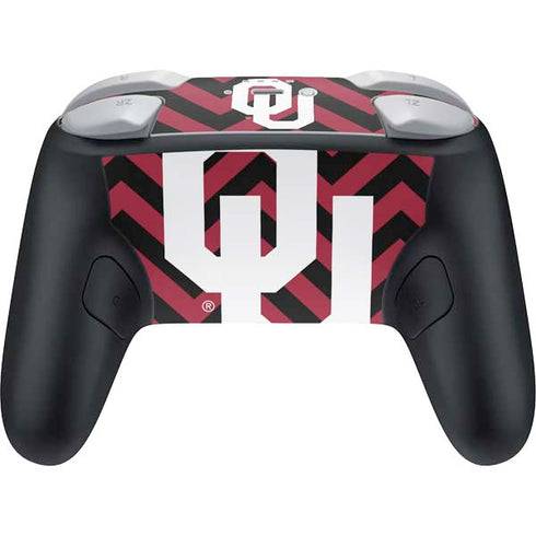 University of Oklahoma Sooners Chevron Nintendo Switch 2 (2025) Pro Controller Skin