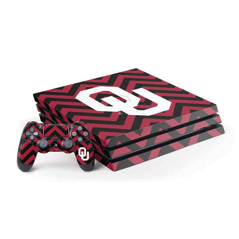University of Oklahoma Sooners Chevron PlayStation PS4 Skins
