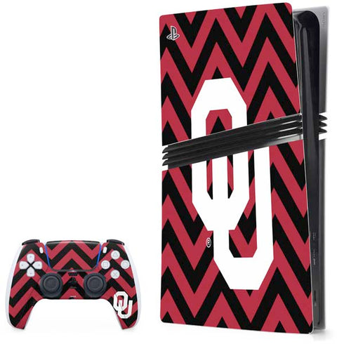 University of Oklahoma Sooners Chevron PlayStation PS5 Skins
