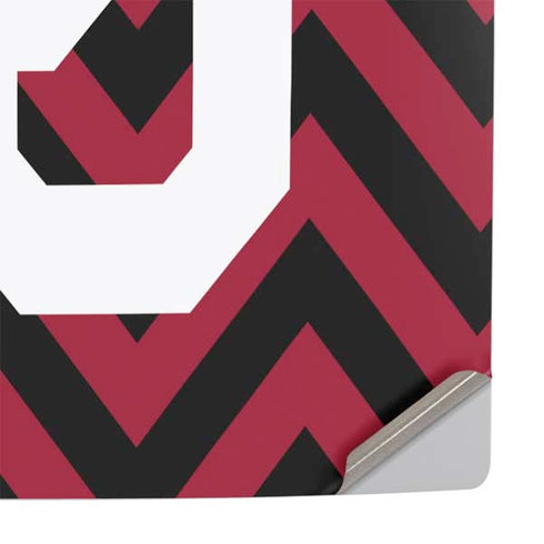 University of Oklahoma Sooners Chevron PS5 Pro Console Skin