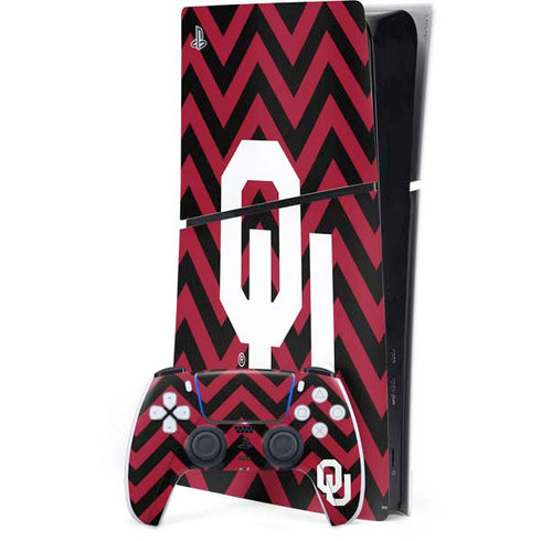 University of Oklahoma Sooners Chevron PlayStation PS5 Skins