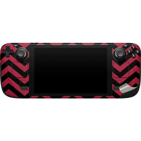 University of Oklahoma Sooners Chevron Steam Deck Handheld Gaming Computer Skin