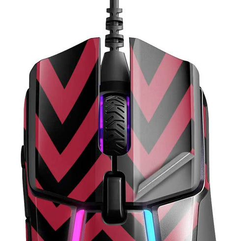 University of Oklahoma Sooners Chevron SteelSeries Rival 600 Gaming Mouse Skin