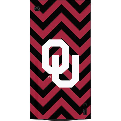 University of Oklahoma Sooners Chevron XBox Series X Digital Edition Console Skin