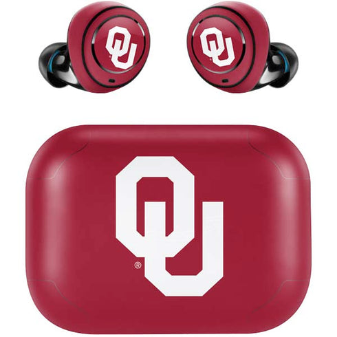 University of Oklahoma Sooners Cracked Amazon Echo Buds Skin